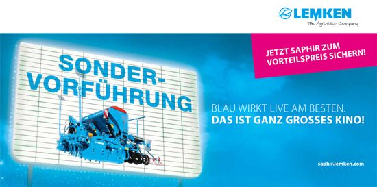 Lemken Saphir Vorführung