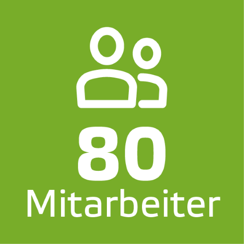 80 Mitarbeiter