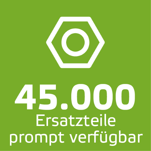 45.000 Ersatzteile