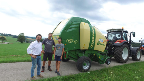 Krone Rundballenpresse, Familie Mayr