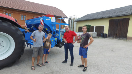 Lemken Drillkombination, Familie Burgstaller