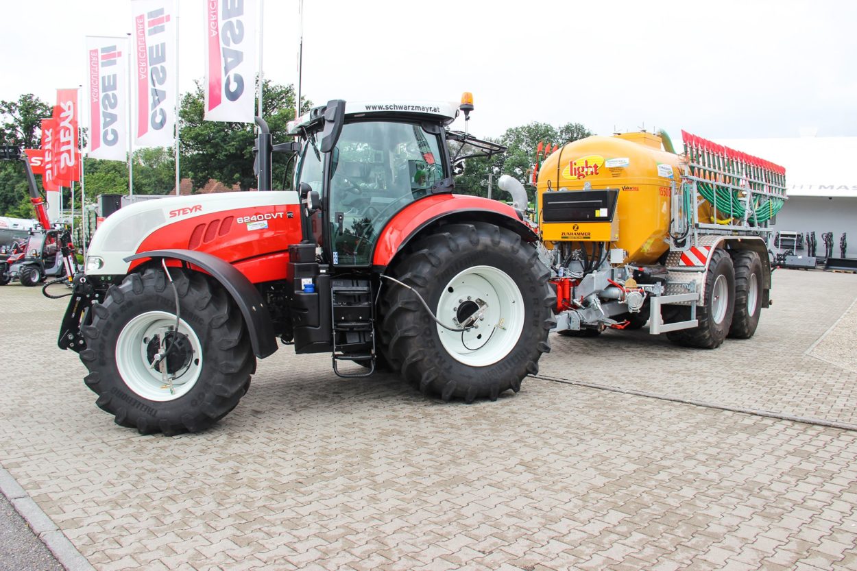 Terracare Reifendruckregelsystem auf Steyr CVT