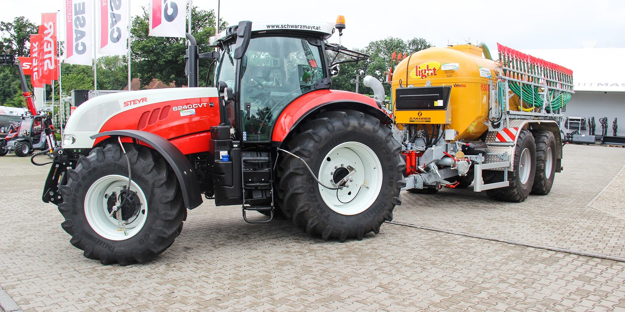 Terracare Reifendruckregelsystem auf Steyr CVT