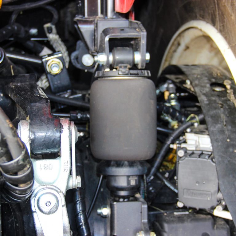 Pneumatische Kabinenfederung Detail