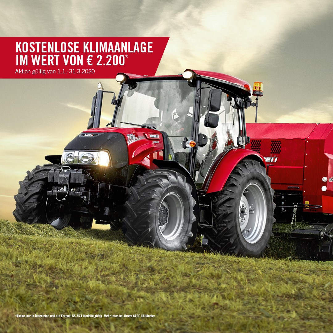 Case Farmall mit kostenloser Klimaanlage