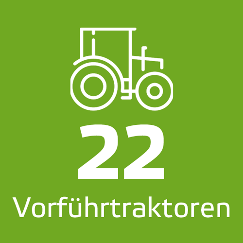 22 Vorführtraktoren