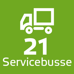 21 Servicebusse