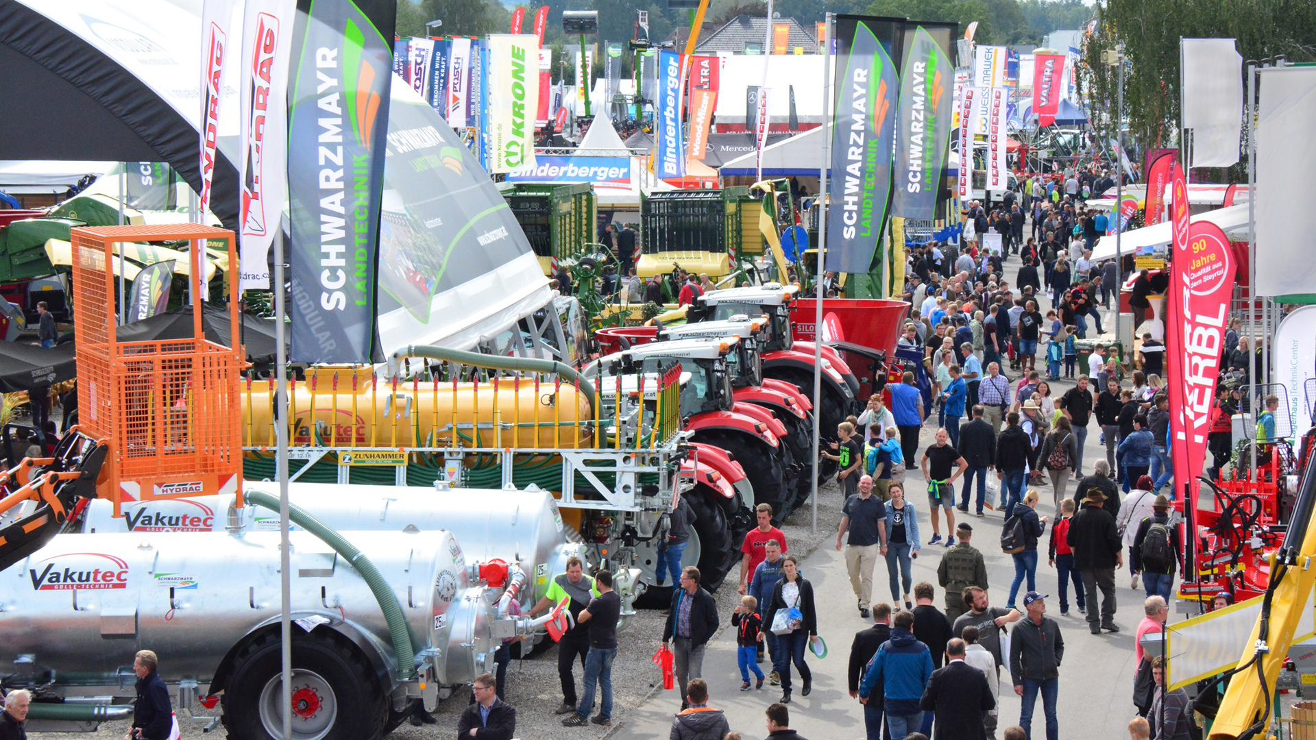 Schwarzmayr auf der Rieder Messe