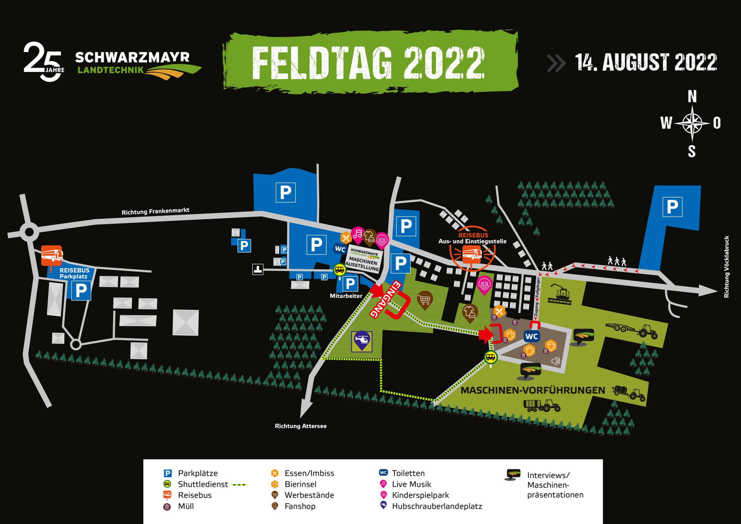 Lageplan Feldtag 2022